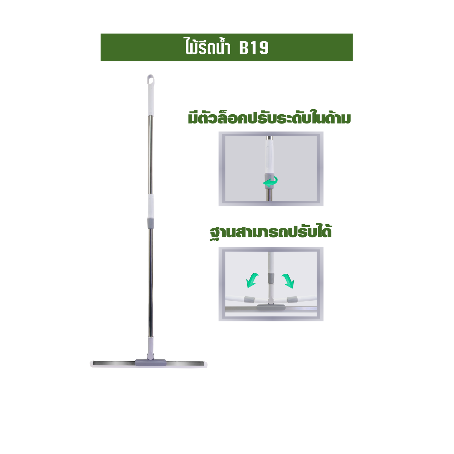 ไม้รีดน้ำ B19